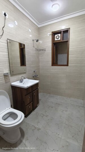 Bathroom in 2 BHK Builder Floor at Amar Colony – for Rent