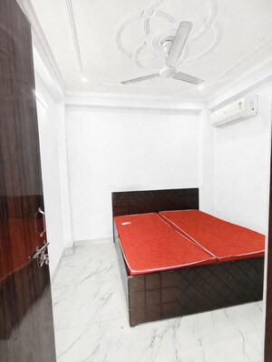 Bathroom in 1 BHK Builder Floor at Freedom Fighters Enclave – for Rent