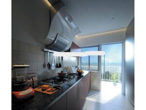 Kitchen in 3 BHK Apartment at Bt Road – for Sale