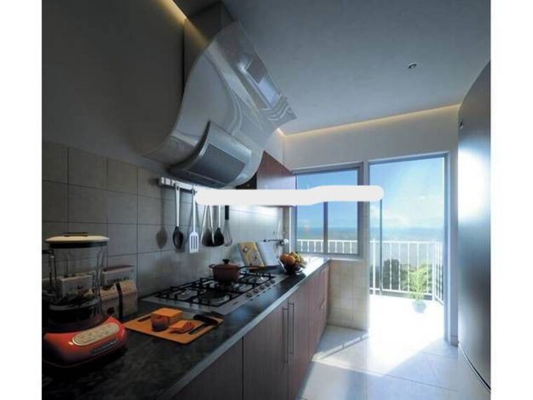 Kitchen, bt road 3 Bedroom 1300 Sq.Ft. Apartment In Bt Road Kolkata 10316543