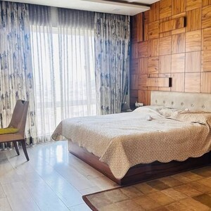 Living Room in 3.5 BHK Penthouse at Marvel Zephyr, Kharadi – for Sale