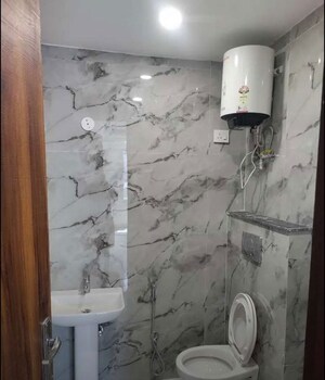Bathroom in 2 BHK Apartment at Chattarpur – for Rent