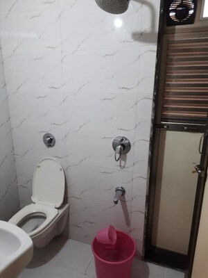 Bathroom in 2 BHK Apartment at GHP Aston, Kharghar – for Rent