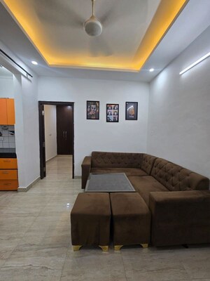Living Room in 1 BHK Builder Floor at Freedom Fighters Enclave – for Rent