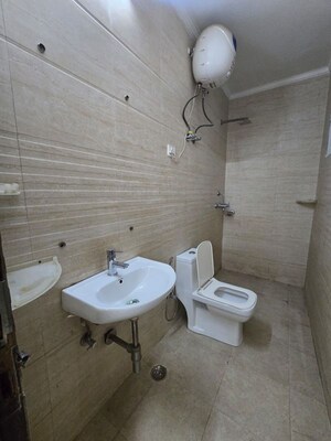 Bathroom in 1 BHK Builder Floor at Freedom Fighters Enclave – for Rent