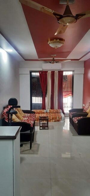 Living Room in 3 BHK Apartment at Ganga Tower II, Chembur – for Rent