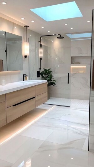 Bathroom in 2 BHK Villa at Lingapura – for Sale