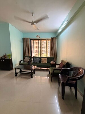 Living Room in 3 BHK Apartment at Neelkanth Palms, Kapur Bawdi – for Rent