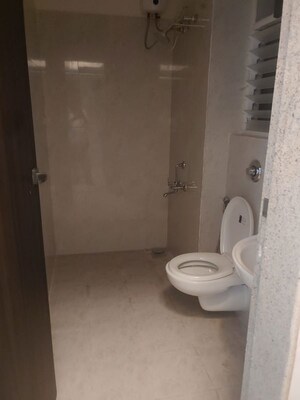 Bathroom in 2 BHK Apartment at Amit Sapphire Park, Balewadi – for Rent