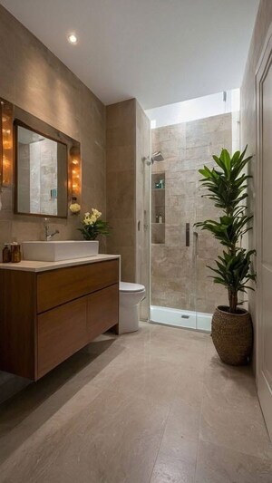 Bathroom in 2 BHK Villa at Lingapura – for Sale