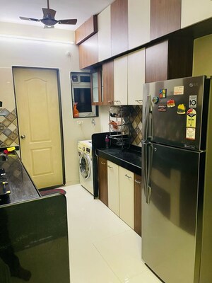Kitchen in 1 BHK Apartment at Cosmos Enclave, Kasarvadavali – for Rent
