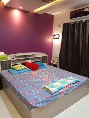 Bedroom in 1 BHK Apartment at Cosmos Enclave, Kasarvadavali – for Rent