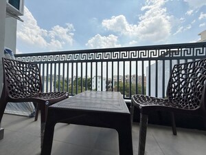 Balcony in  Builder Floor at Adhunik Society, Sector 52 – for Rent