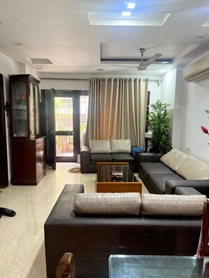 Living Room in 3 BHK Builder Floor at Kailash Hills – for Sale