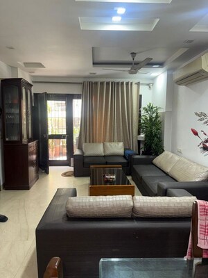 Living Room in 3 BHK Builder Floor at Kailash Hills – for Sale