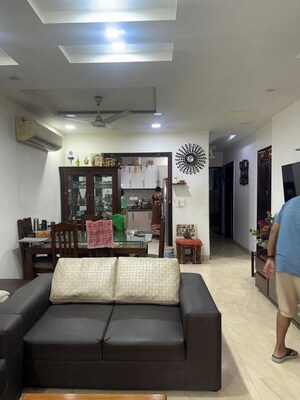 Living Room in 3 BHK Builder Floor at Kailash Hills – for Sale