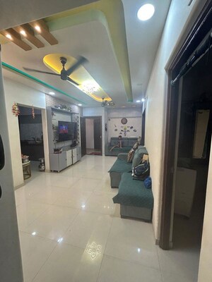 Living Room in 2 BHK Apartment at Goel Ganga Amber, Tathawade – for Rent