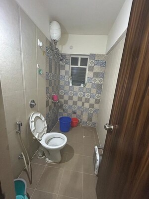 Bathroom in 2 BHK Apartment at Goel Ganga Amber, Tathawade – for Rent