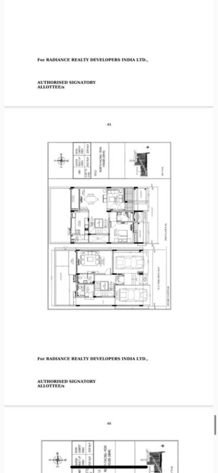 Floor Plan, adarsh-palm-acres 4 Bedroom 3473 Sq.Ft. Villa In Huttanahalli Bangalore 10316890