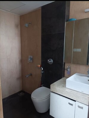 Bathroom in 3 BHK Apartment at Bhimjyani Verraton, Manpada – for Rent
