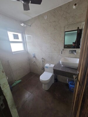 Bathroom in 1 RK Builder Floor at Mohyal Colony – for Rent
