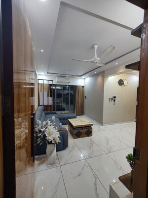 Living Room in 3 BHK Apartment at Thaltej – for Sale