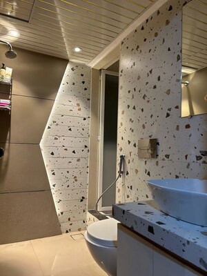 Bathroom in 2 BHK Apartment at Dosti West County Phase 4 Dosti Pine, Balkum Pada – for Rent