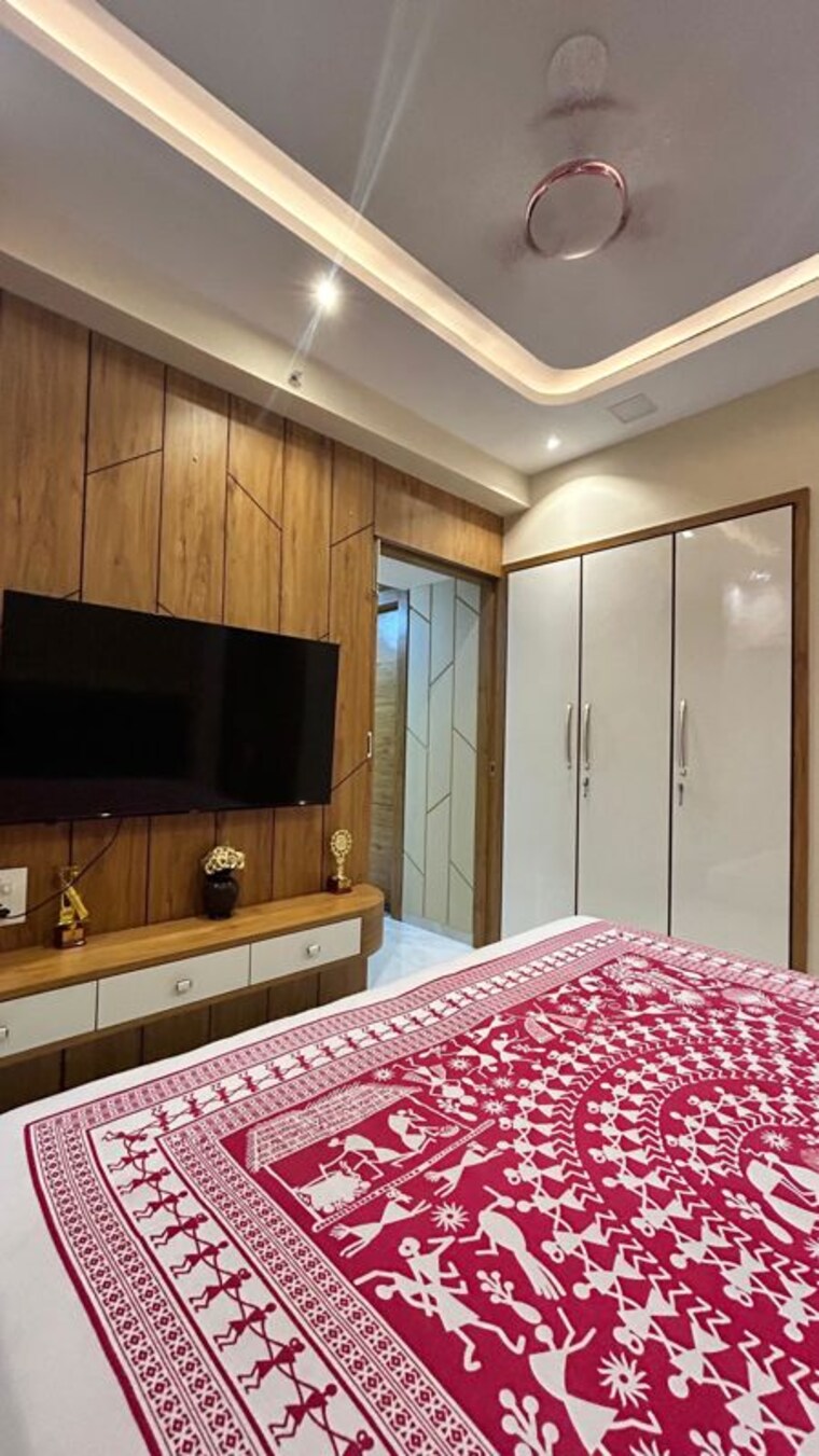 Bedroom, dosti-west-county-phase-4-dosti-pine 2 Bedroom 600 Sq.Ft. Apartment In Balkum Pada Thane 10316981