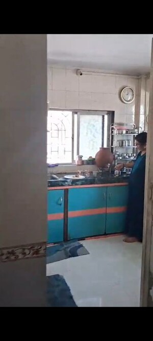 Kitchen in 1.5 BHK Apartment at Cidco Apartment, Vashi Sector 9 – for Rent