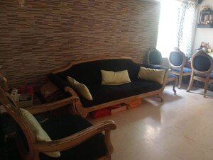 Living Room in 2 BHK Apartment at Tenerife Apartment, Malabar Hill – for Sale