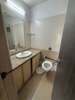 Bathroom in 3 BHK Apartment at Tulipia And Tilia Apartment, Chandivali – for Rent