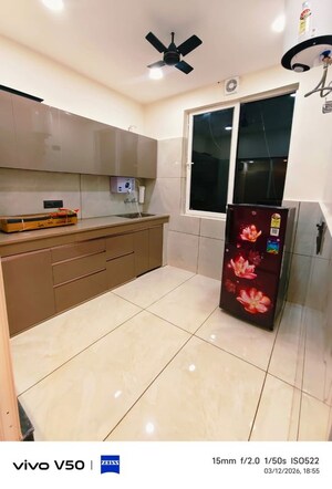 Kitchen in Studio Builder Floor at Sushant Lok I – for Rent