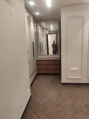 Building Lobby in 3 BHK Builder Floor at Sushant Lok I – for Rent