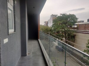 Balcony in 3 BHK Builder Floor at Sushant Lok I – for Rent
