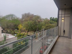 Balcony in 3 BHK Builder Floor at Sushant Lok I – for Rent