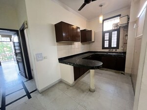 Kitchen in 2 BHK Builder Floor at Sushant Lok I – for Rent