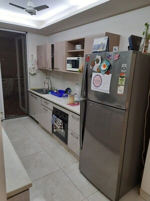 Kitchen in 4 BHK Apartment at The Rama Apartment, Sector 43 – for Rent