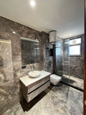 Living Room in 3 BHK Builder Floor at Sushant Lok I – for Rent