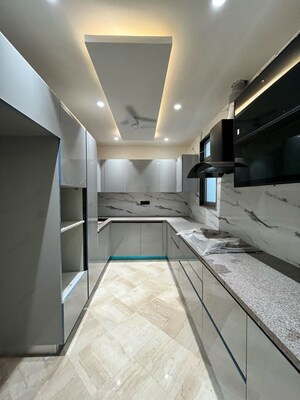 Kitchen in 3 BHK Builder Floor at Sushant Lok I – for Rent