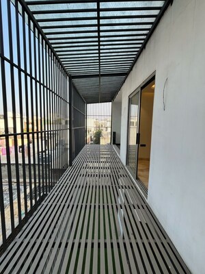 Balcony in 3 BHK Builder Floor at Sushant Lok I – for Rent