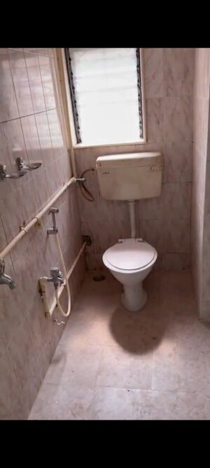 Bathroom in 1 BHK Apartment at Aangan Society, Nerul – for Rent