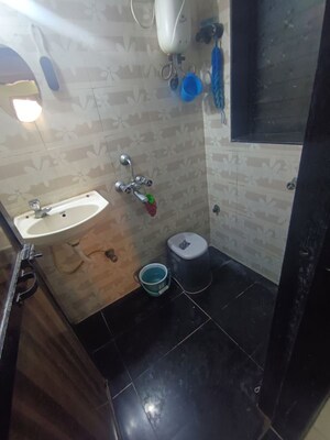 Bathroom in 1 BHK Apartment at La Chapelle Apartment, Malad West – for Rent