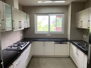 Kitchen in 4 BHK Builder Floor at Vasant Vihar – for Rent