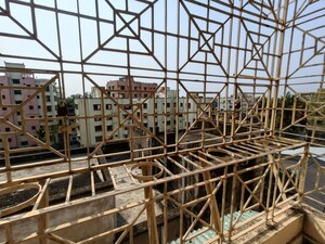 Balcony in 3 BHK Apartment at Shyam Vihar Phase I, Raghunathpur – for Sale