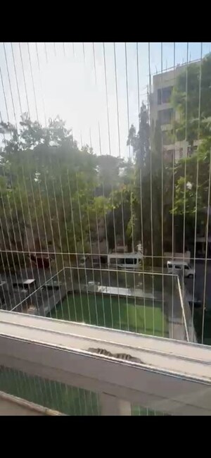 Balcony in 3 BHK Apartment at Ashish CHS Chincholi Phatak, Malad West – for Rent