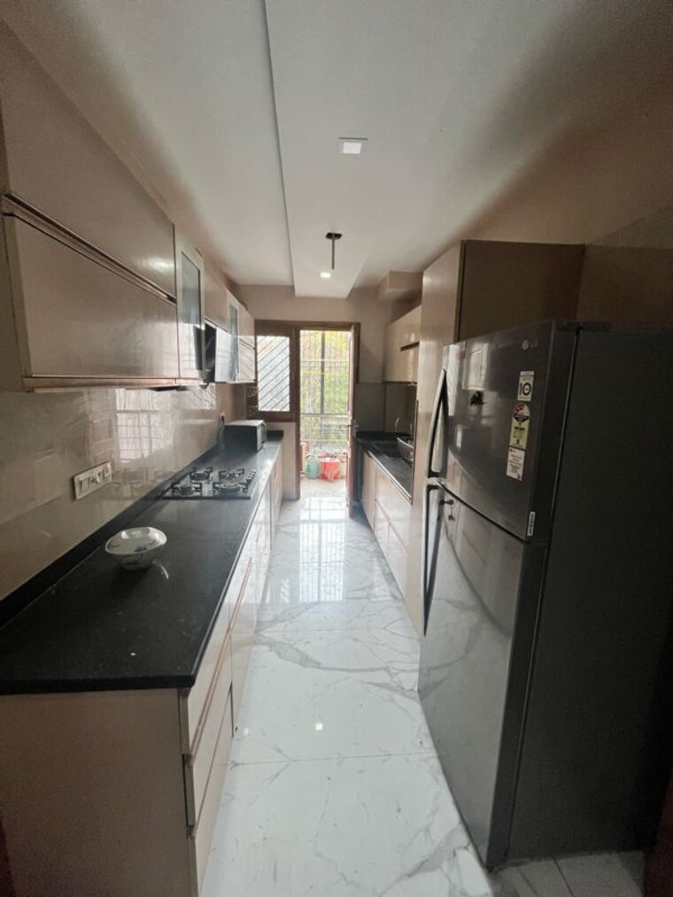 Kitchen, sushant lok i 3 Bedroom 1745 Sq.Ft. Builder Floor In Sushant Lok I Gurgaon 9987543