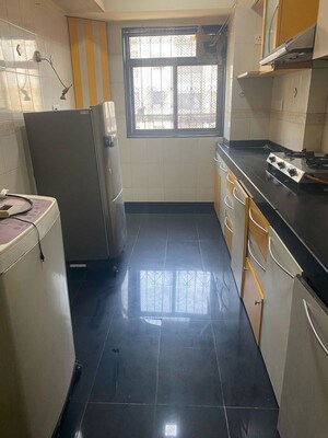 Kitchen in 1 BHK Apartment at Bandra West – for Rent