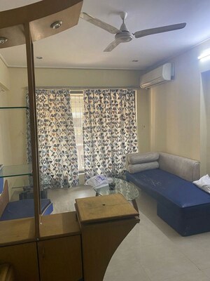 Living Room in 1 BHK Apartment at Bandra West – for Rent