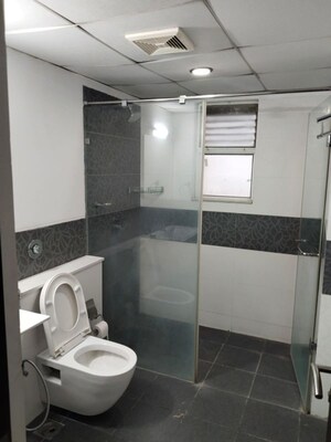 Bathroom in 3 BHK Apartment at Jayabheri Orange County, Gachibowli – for Rent