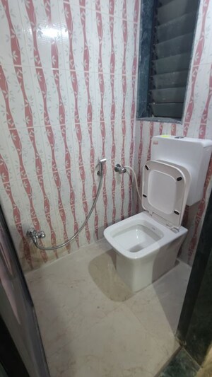 Bathroom in 1 BHK Apartment at Lok Puram, Vasant Vihar – for Rent